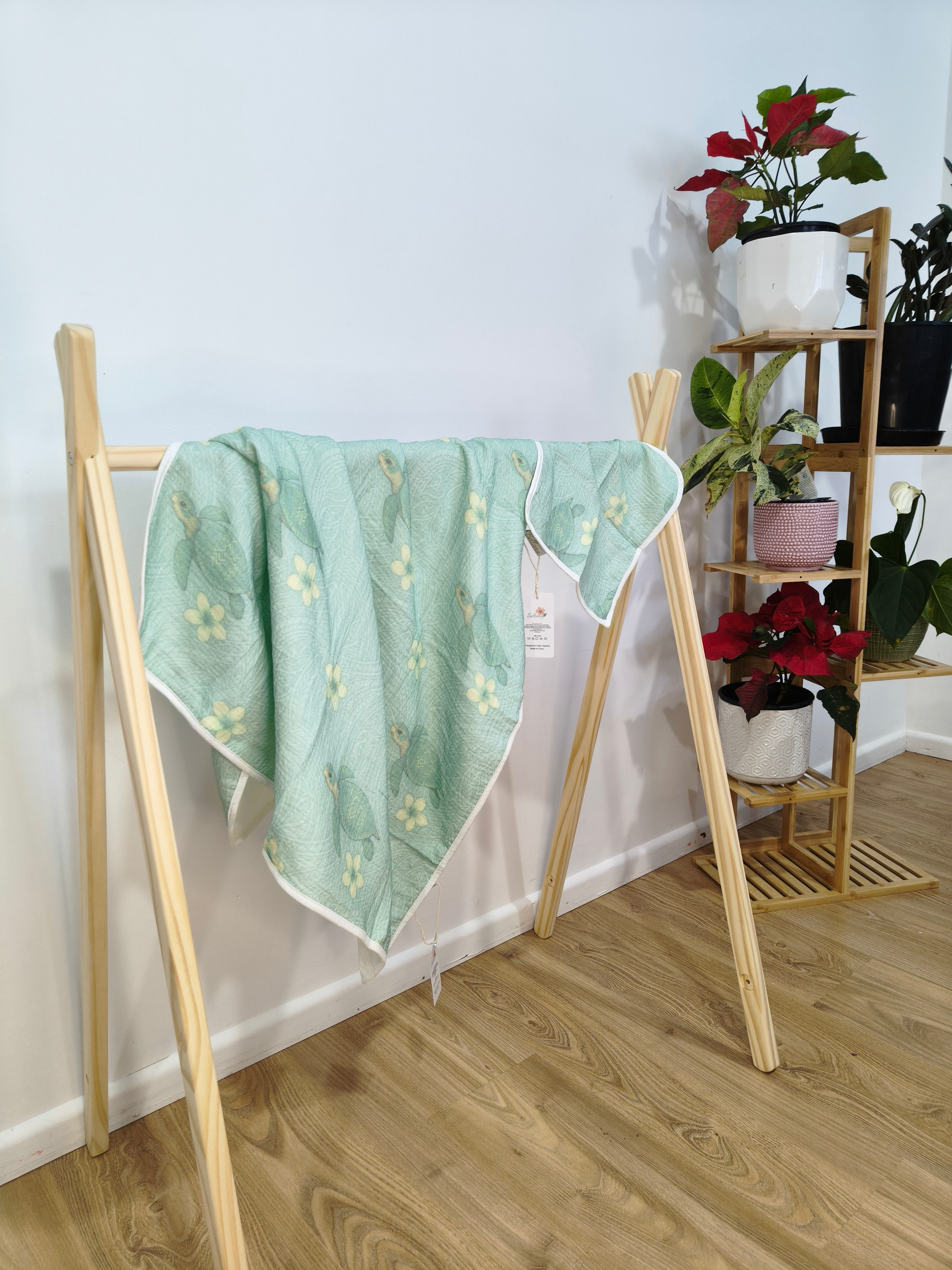 Multi purpose cotton towel/wrap/burp cloth + two FREE face cloths